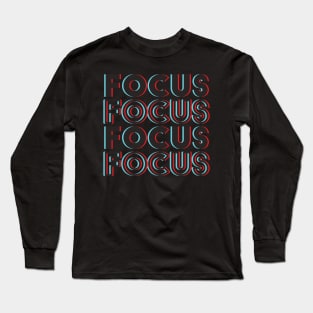 Focus Glitch 3 Long Sleeve T-Shirt